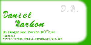 daniel markon business card